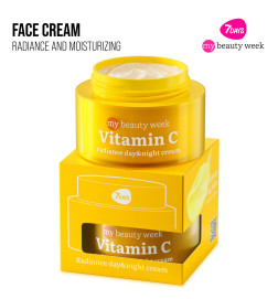 Crème Visage Hydratante et Eclatante, VITAMINE C 7 Days 50ml