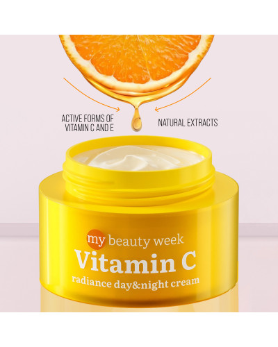 Crème Visage Hydratante et Eclatante, VITAMINE C 7 Days 50ml