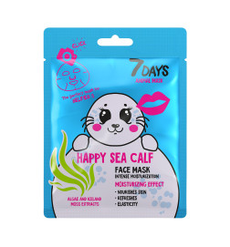 Masque en Tissu Animal HAPPY SEA CALF 7 Days 28g