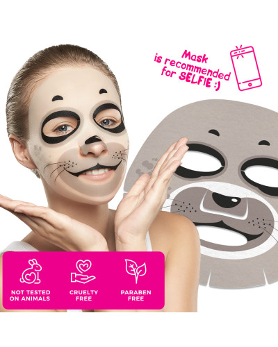 Masque en Tissu Animal HAPPY SEA CALF 7 Days 28g