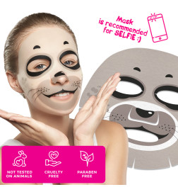 Masque en Tissu Animal HAPPY SEA CALF 7 Days 28g