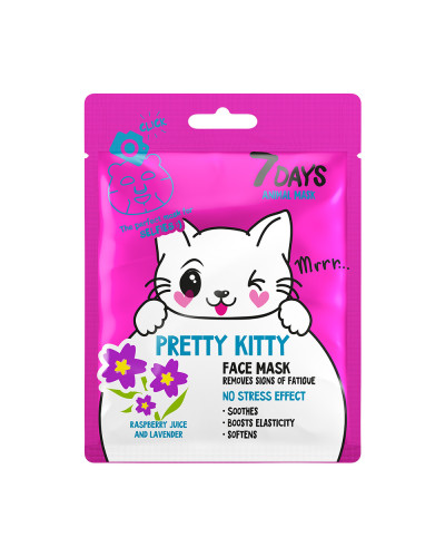 Masque en Tissu Animal PRETTY KITTY 7 Days 28g