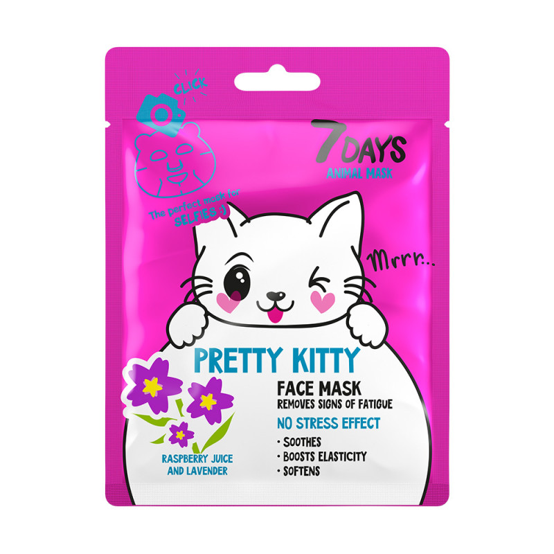 Masque en Tissu Animal PRETTY KITTY 7 Days 28g