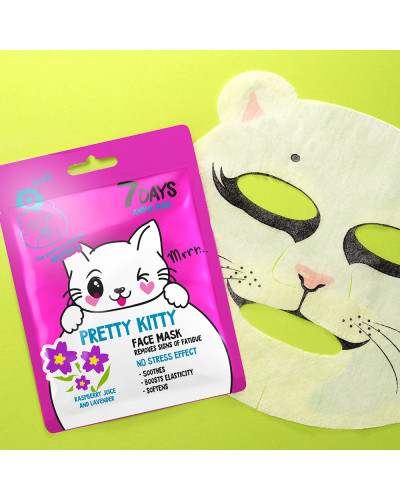 Masque en Tissu Animal PRETTY KITTY 7 Days 28g