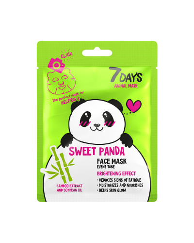 Masque en Tissu Animal SWEET PANDA 7 Days 28g