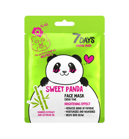 Masque en Tissu Animal SWEET PANDA 7 Days 28g