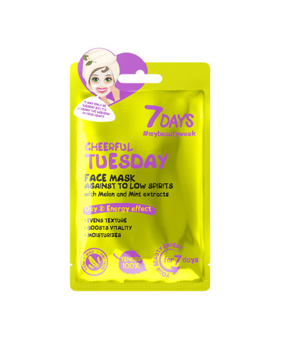 Masque Visage en Tissu Mardi Joyeux 7 Days 28g