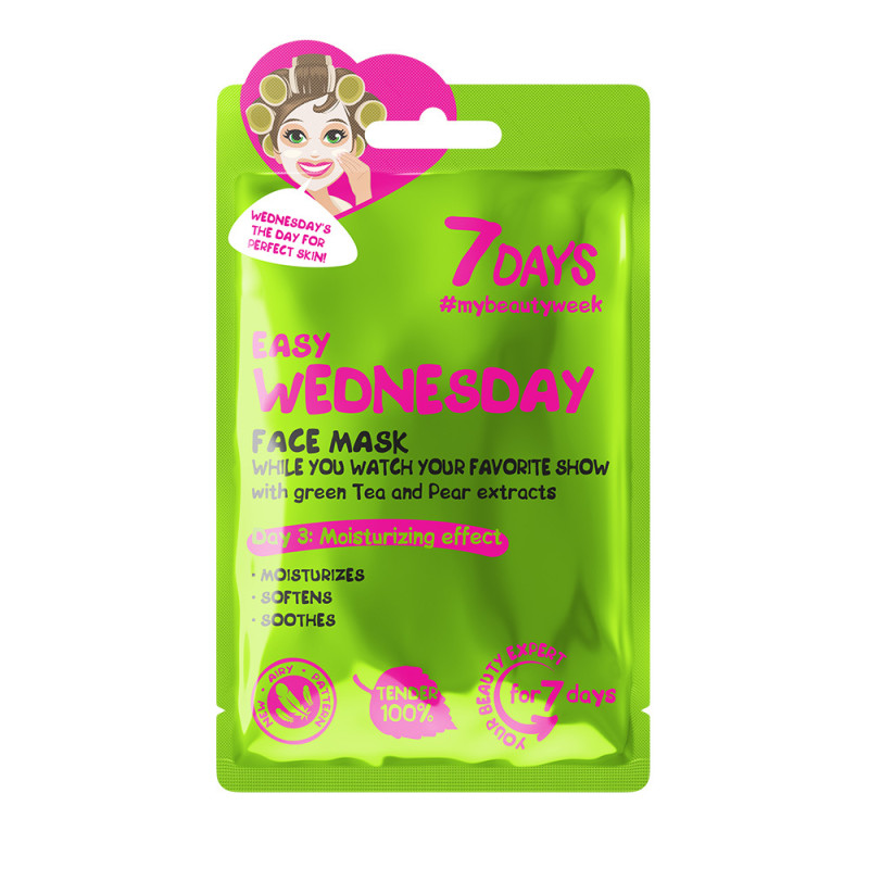 Masque Visage en Tissu Mercredi Facile 7 Days 28g
