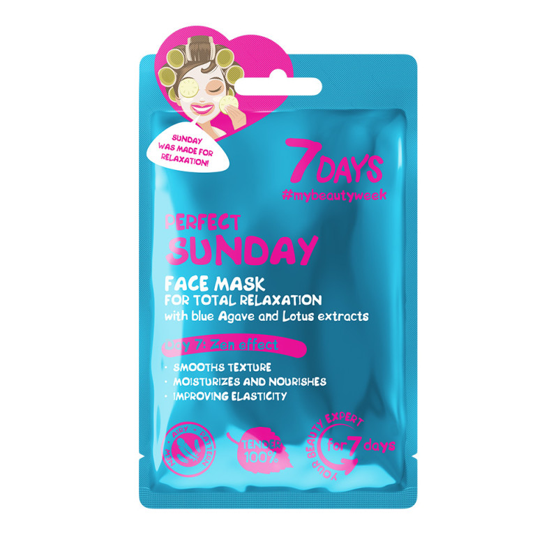 Masque Visage en Tissu Dimanche Parfait 7 Days 28g