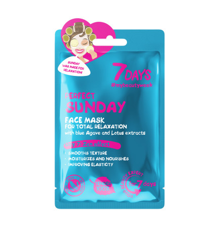 Masque Visage en Tissu  Dimanche Parfait 7 Days 28g