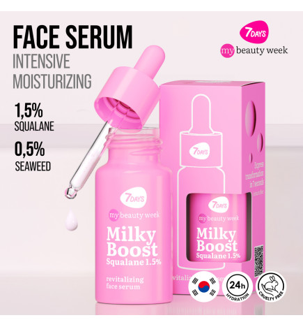 Sérum Revitalisant Visage Milky Boost Squalane 7 Days 20ml