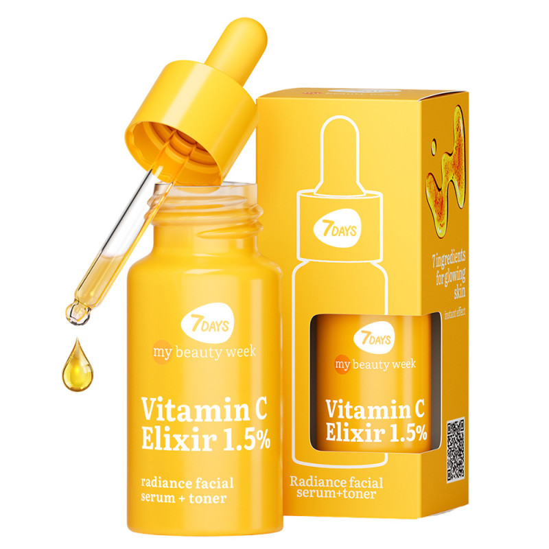 Sérum Visage Eclat + Tonique Élixir de Vitamine C 7 Days 20ml