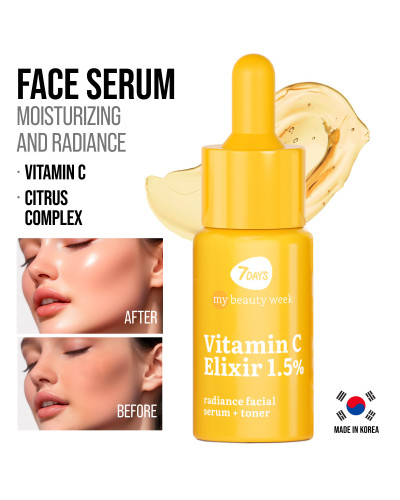 Sérum Visage Eclat + Tonique Élixir de Vitamine C 7 Days 20ml