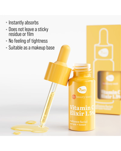 Sérum Visage Eclat + Tonique Élixir de Vitamine C 7 Days 20ml