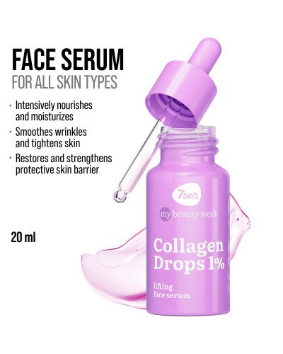 Sérum Liftant Visage Gouttes de Collagène 7 Days 20ml