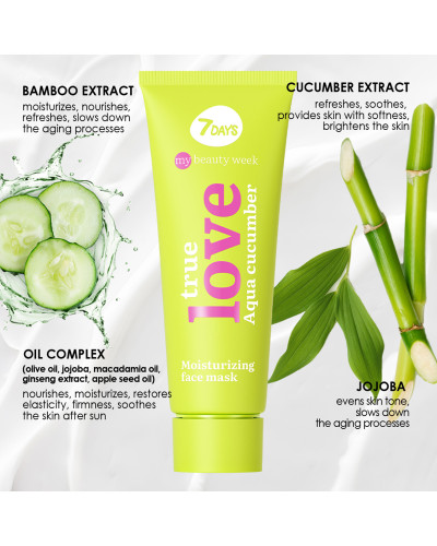 Masque Hydratant Visage True Love 7 Days 80ml