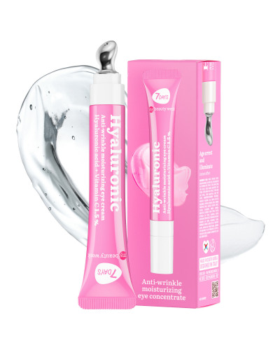 Crème Contour des Yeux Cryo-Massante, Anti-rides Hyaluronic 7 Days 18ml