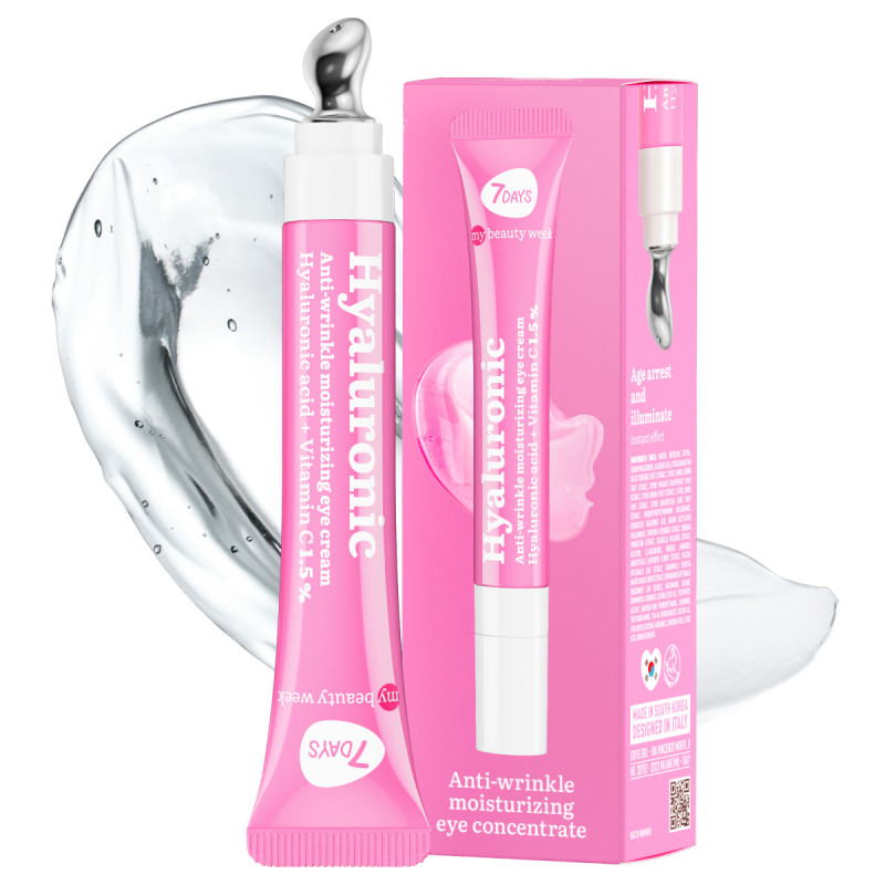 Crème Contour des Yeux Cryo-Massante, Anti-rides Hyaluronic 7 Days 18ml