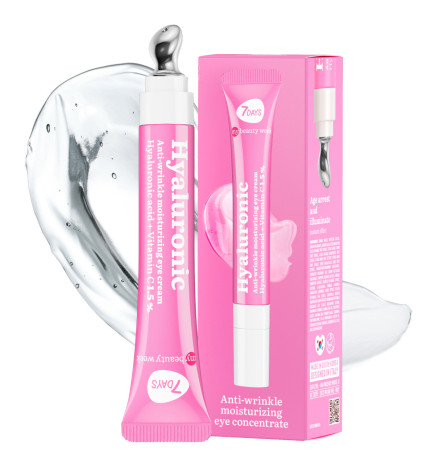 Crème Contour des Yeux Cryo-Massante, Anti-rides Hyaluronic 7 Days 18ml
