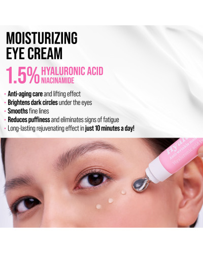 Crème Contour des Yeux Cryo-Massante, Anti-rides Hyaluronic 7 Days 18ml