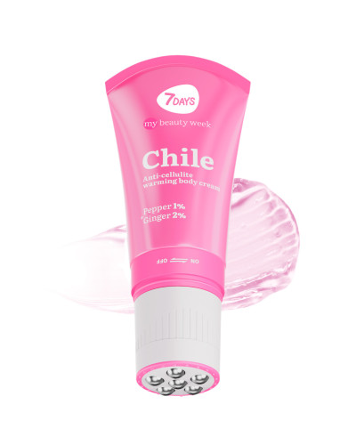Crème Corporelle Chauffante Anti-Cellulite CHILE 130ml 7 Days
