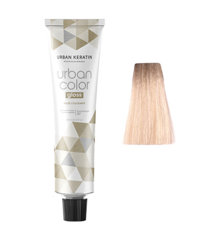Coloration Sans Ammoniaque Urban Gloss 10.12 Blond Platine cendré irisé 60ml