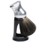 Blaireau De Rasage Omega Black Badger Avec Support Blaireau De Rasage Omega Black Badger Avec Support