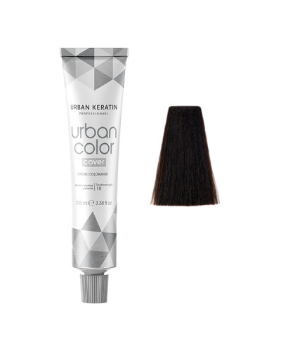 Urban Color Cover  N°4  Châtain Urban Keratin Professionnel 100ml