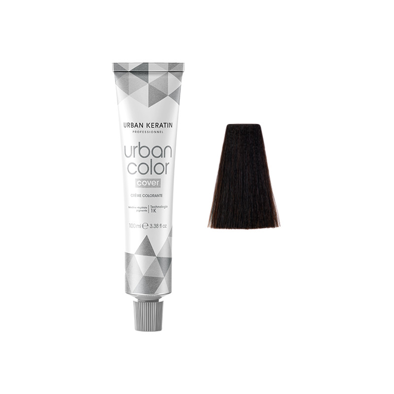 Urban Color Cover  N°4  Châtain Urban Keratin Professionnel 100ml