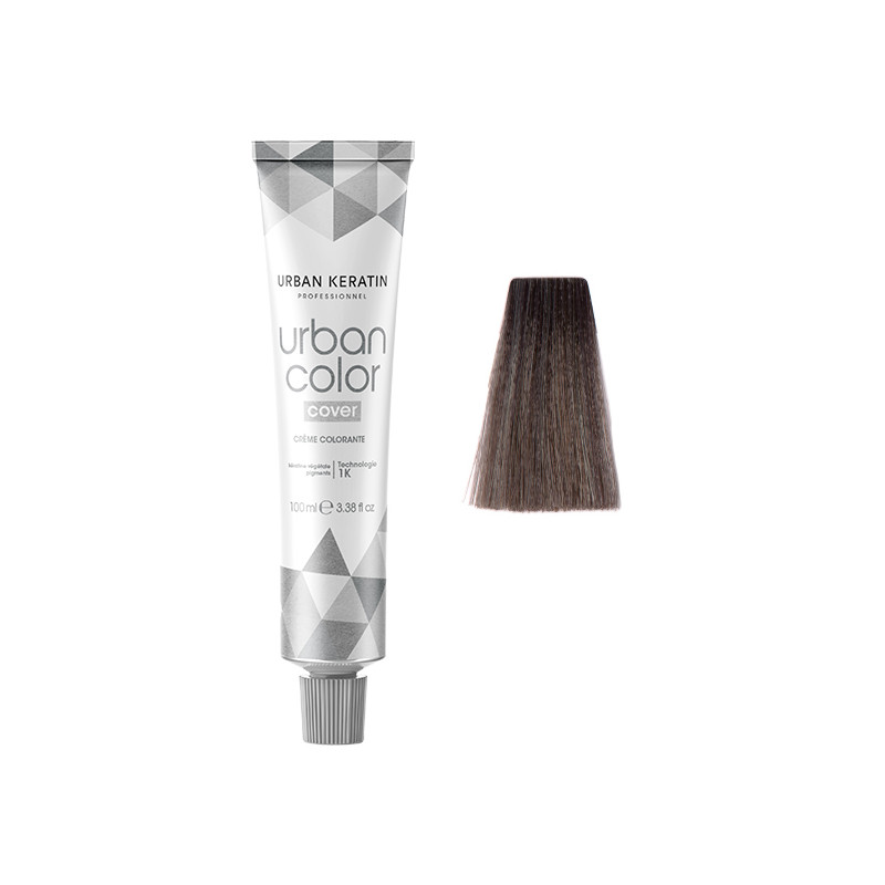 Urban Color Cover  N°5.11 Châtain Clair Cendré Intense Urban Keratin Professionnel 100ml