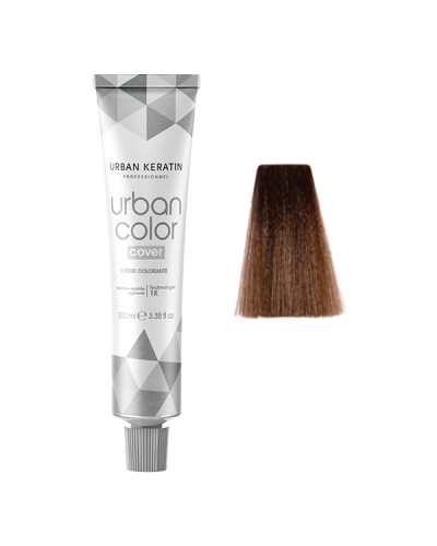 Urban Color Cover  N°7.18  Blond Cendré Moka Urban Keratin Professionnel 100ml