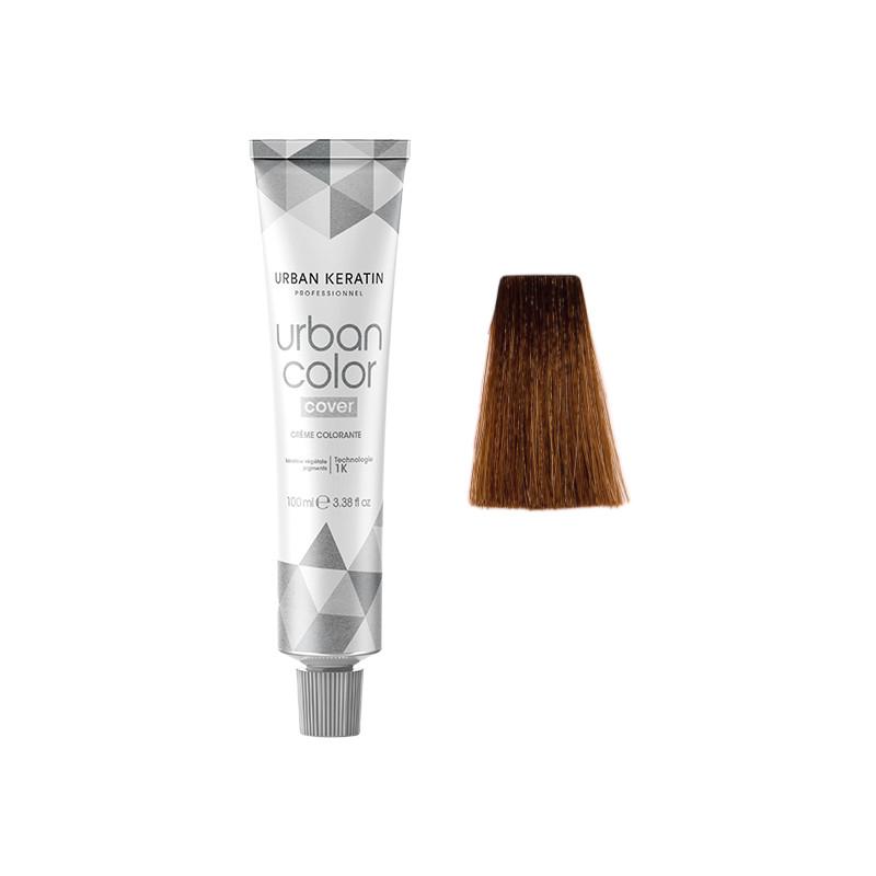 Urban Color Cover  N°7.35  Blond Doré Acajou Urban Keratin Professionnel 100ml