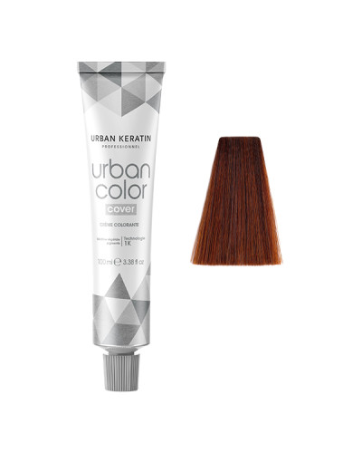 Urban Color Cover  N°7.4  Blond Cuivré Urban Keratin Professionnel 100ml