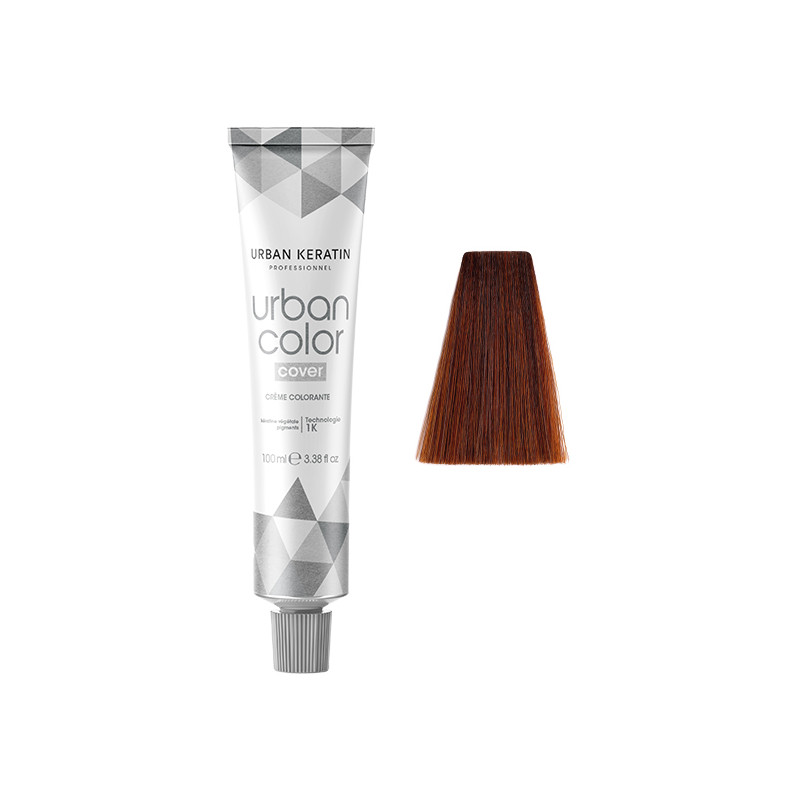 Urban Color Cover  N°7.4  Blond Cuivré Urban Keratin Professionnel 100ml