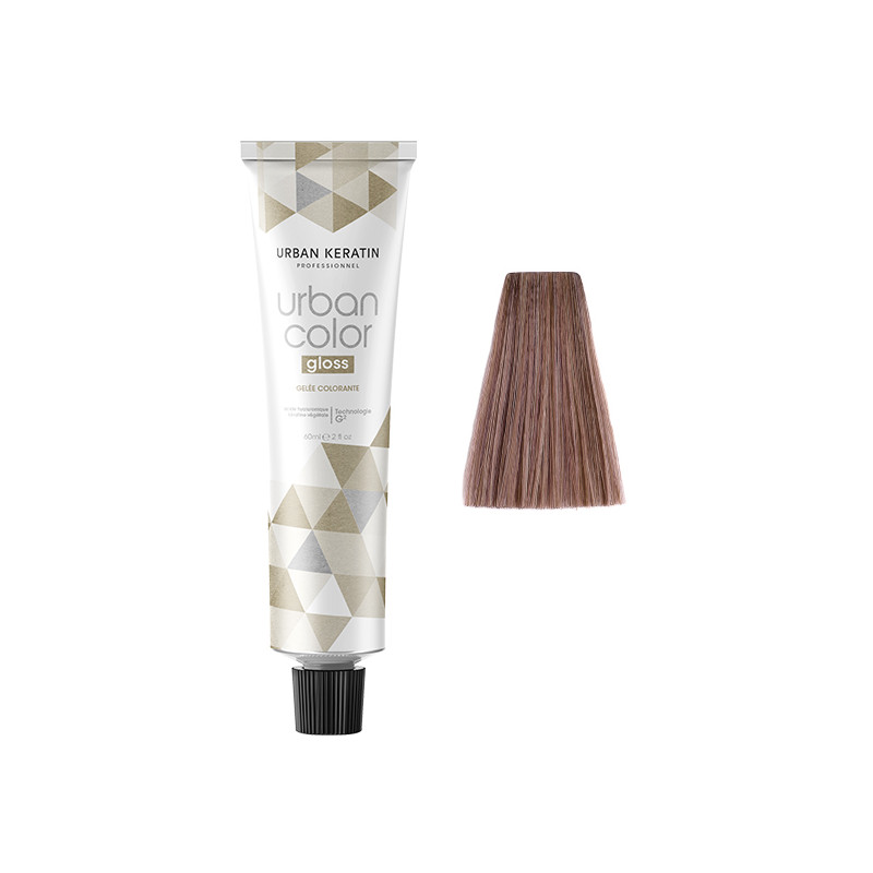 Urban Color Gloss N°7.12 Blond Cendré Irisé Urban Keratin Professionnel 60ml