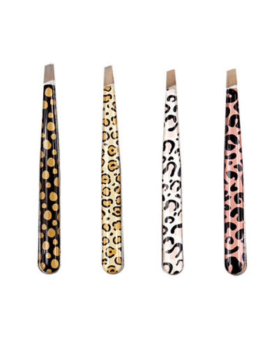 Pince à Epiler Motifs Leopard Divers Coloris LCDT