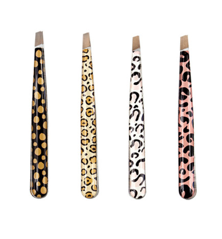 Pince à Epiler Motifs Leopard Divers Coloris LCDT