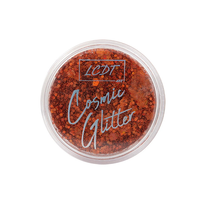 Gel Pailleté Cosmic Glitter Orange LCDT 20ml