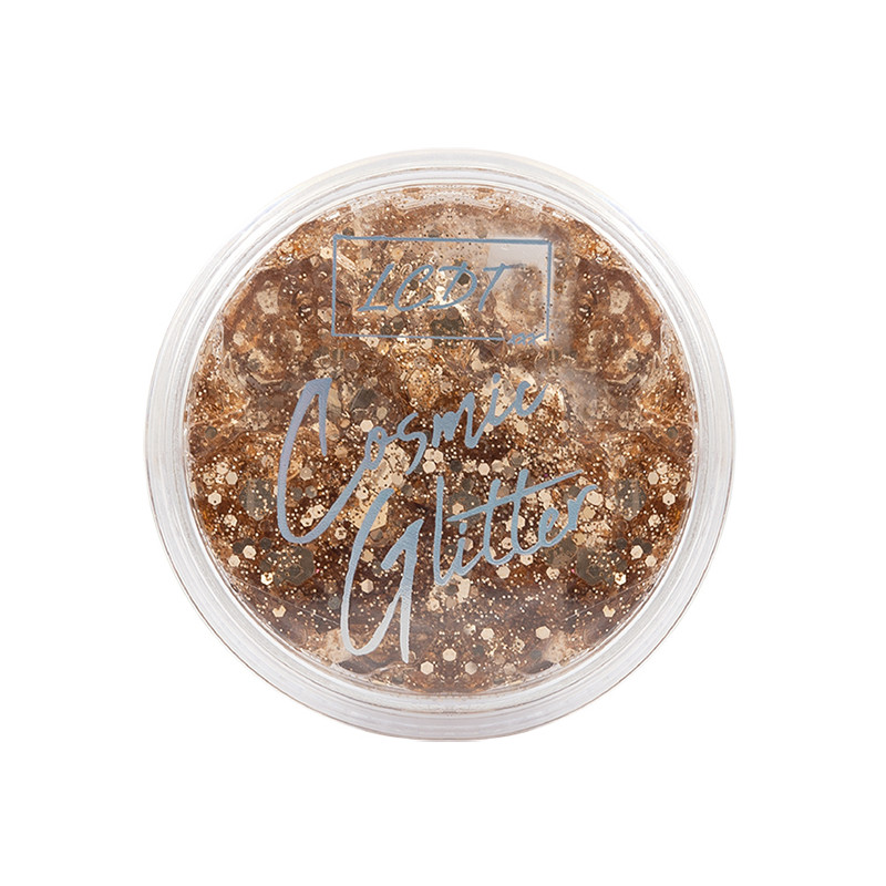 Gel Pailleté Cosmic Glitter Doré LCDT 20ml