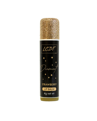 Baume à Lèvres Doré Fraise 4gr