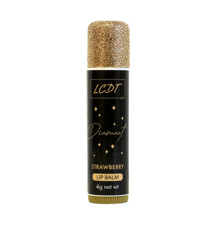 Baume à Lèvres Doré Fraise 4gr