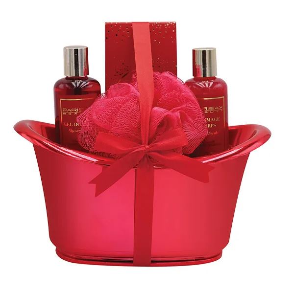 Coffret de Bain Baignoire Pomme d'amour Parisax