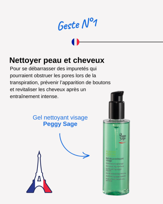 nettoyer la peau et les cheveux