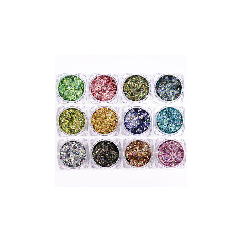 Poudre néon et pigments