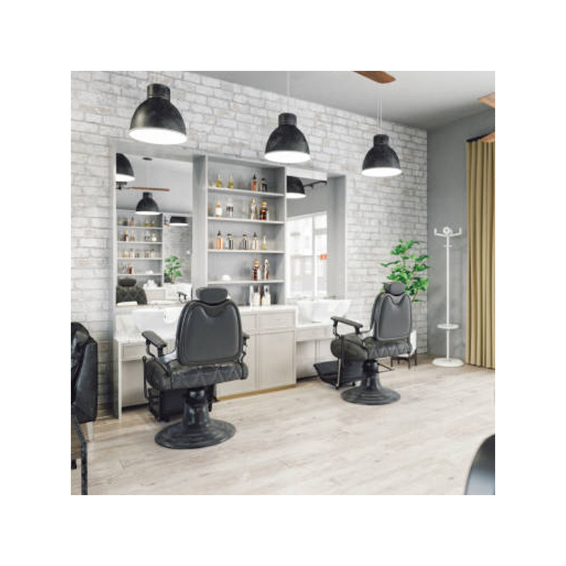 Poste de Coiffage Barbier & Miroir - Pro Coiffure