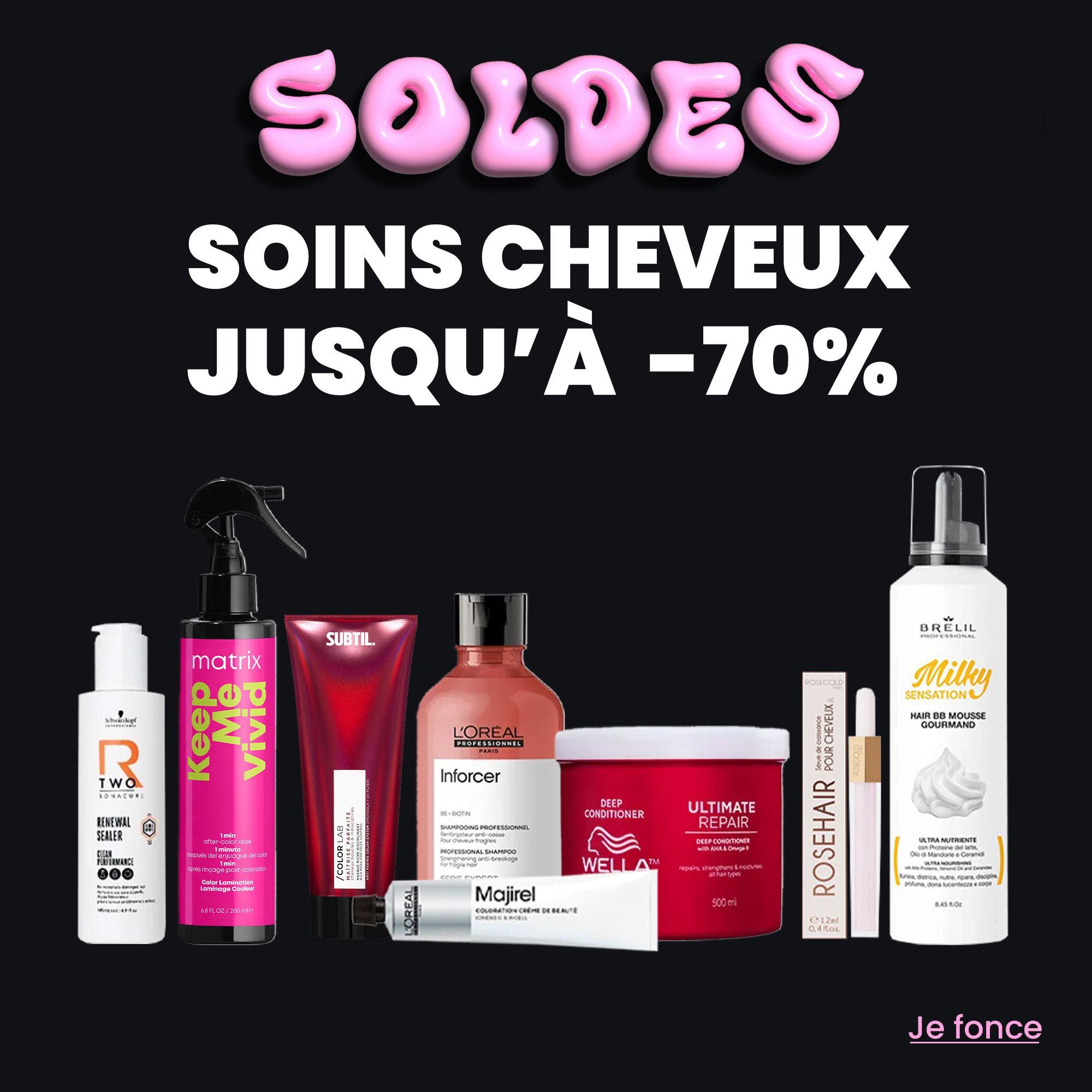 Soldes hiver 2025 : Soins cheveux